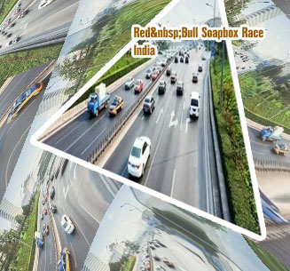 Highway traffic game in India